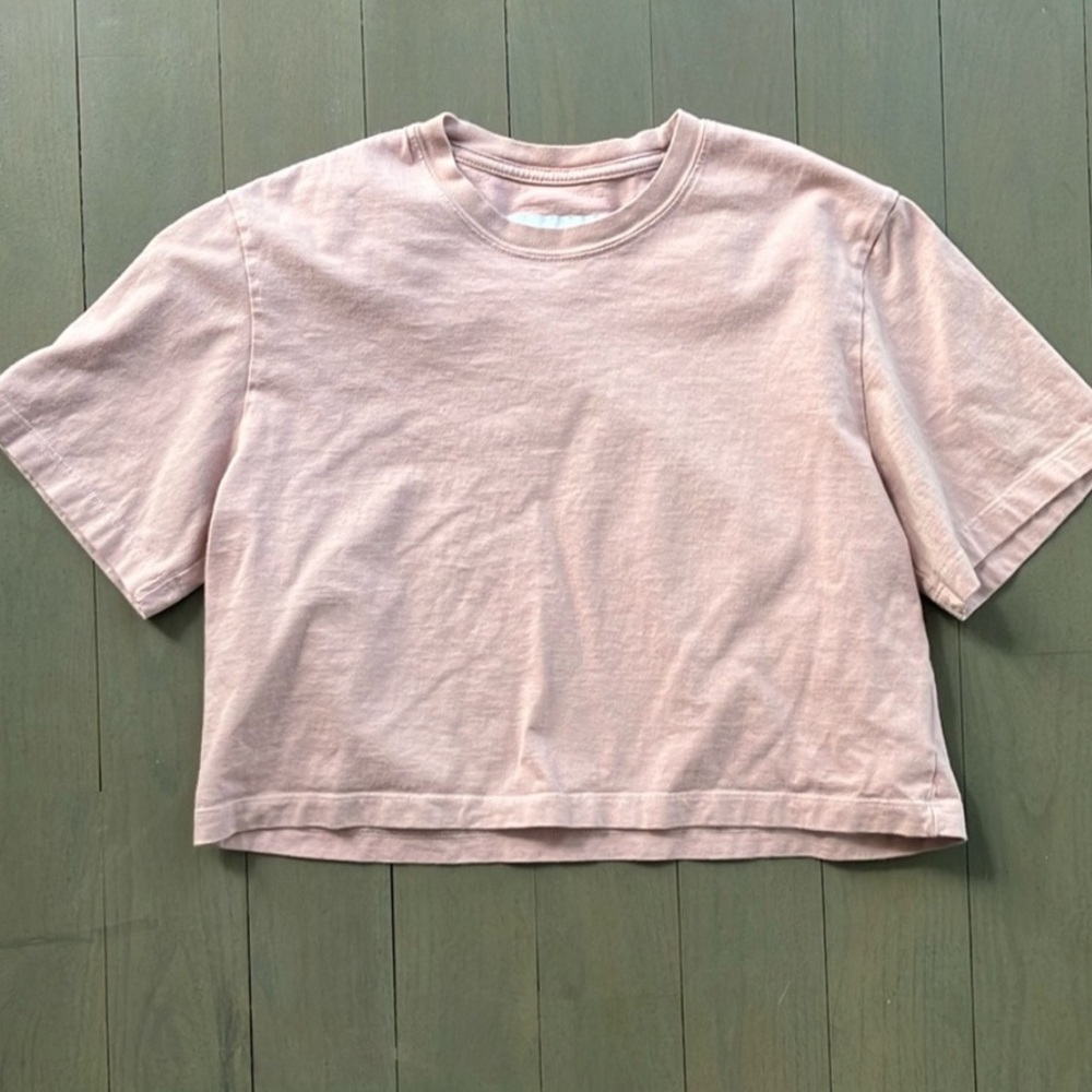 Casual Pink Crop Top